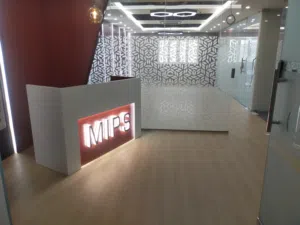 office and shop glass partition  door gypsum ceiling partition paint and Carpenter electrical