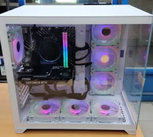 للبيع بي سي جيمنق Core i5 14Gen1TB SSD/16Ram DDR5/5060 8GB RTX كالجديد مع الكرتون