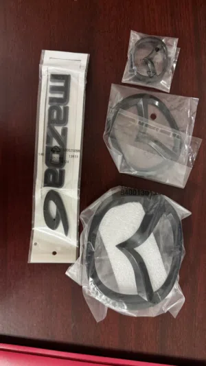 Black Mazda logos
