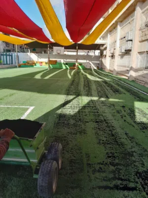 حبيبات مطاط للملاعب العشب الصناعي