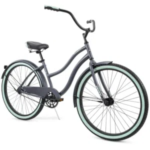 استمتع بقيادة مريحة وأناقة فريدة مع دراجة Huffy Cranbrook كروزر للبالغين – الآن لدى Island Toys!