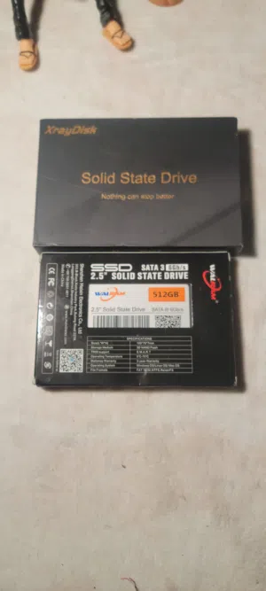 قطعتين هارد ssd 512 جديد