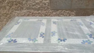 طاولة سفرة سيراميك شبه جديد