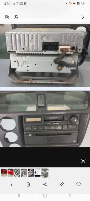 مسجل كاسيت و سي دي مع الفريم فارغ هوندا سيفيك 2005