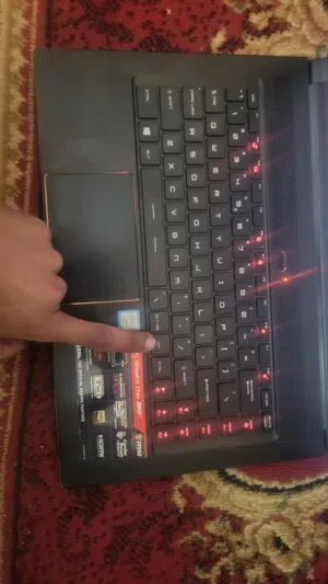 للبيع بسعر روعه msi Gaming معى كرت GTX 1070 ب 470$ , رام 16 , هارد ssd512G