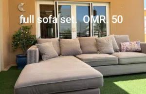 sofa set indoor out door  prize maintain in picture