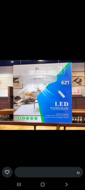 مروحة سقف ذكية مع إضاءة LED متعددة الألوان اجمع بين التبريد والأجواء المضيئة في جهاز واحد عصري و