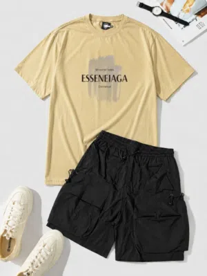 تراك كامل شورت مع تيشرت