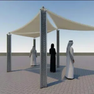 أنشاء مظلات وسواتر 