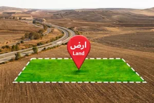 قطعة-ارض-للبيع-البعيثة-مجمع-الحليم-100متر-مربع-واجه-6-25-نزال-16-بصف-الركن