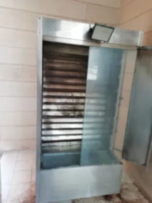 شواية مطاعم عمودية (واجهة زجاج) للبيع