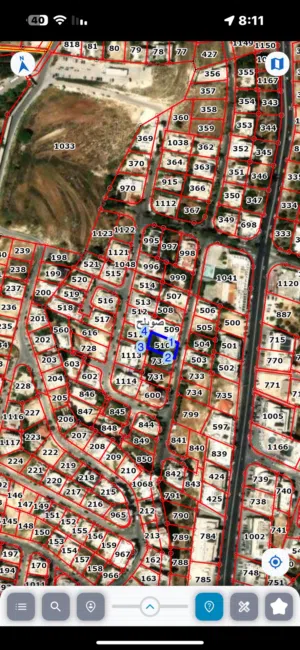 دابوق المنش قطعه ارض 795م سكان ب خاص طابقين وروف وبوجد قطّعه ملاصقه الها ايظا للبيع