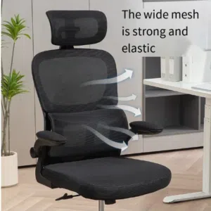 AA- GIO Manager Headrest Full Black Chair