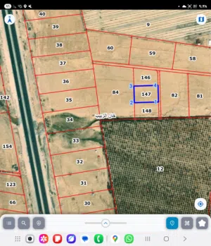 للبيع قطعه ارض 3700 م في خان الزبيب 200 م عن الطريق الصحراوي حوض المفلح ملاصق مزرعه