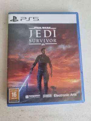 لعبة Star Wars Jedi: Survivor لجهاز PS5 استُخدمت مرة واحدة فقط وبحالة ممتازة جداً