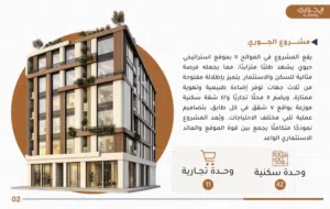 شقق في الموالح 11 بسعر 26500 بتشطيبات فندقية مع مواقف سيارات عدد كبير