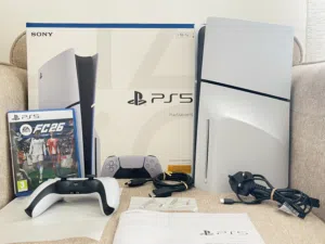 بلايستيشن 5 نسخة السي دي Ps5 Slim CD مع ديسك لعبة فيفا FC 2026