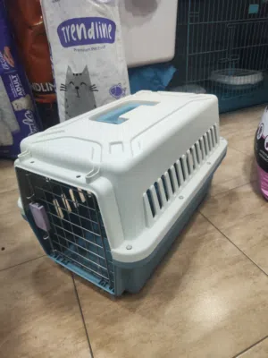 بوكس نقل للقطط والكلاب اكبر حجم على المملكة باب حديد مدعم من الجوانب ضد الكسر