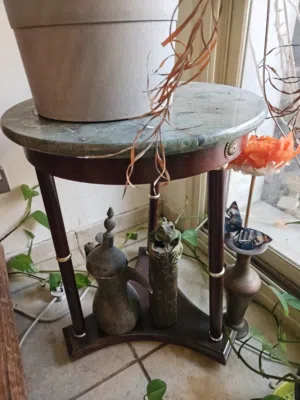 Marble side table