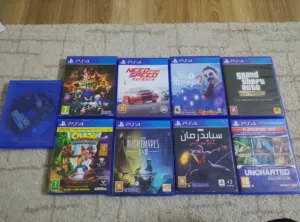 السلام عليكم ورحمة الله وبركاته، للبيع أشرطة بلايستيشن 4 (PS4) أصلية ونظيفة جداً بحالة الوكالة