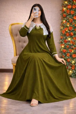 دشداشة كشمير كابوي   القياس فري سايز