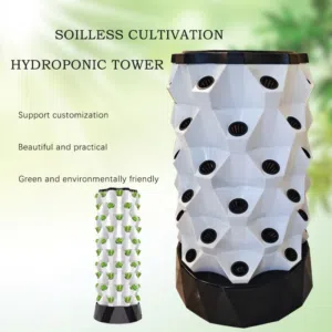 Hydroponic Tower Garden System – Vertical Soilless Farming for Home & Commercial Use برج زراعة مائ