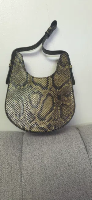 S. JoON) Snake Print Mini Bag