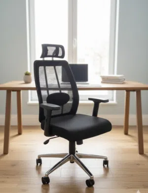 كرسي مكتب شبك مريح مع مقعد فوم