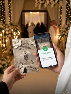 نضام وتصميم دعوات حضور على باركود