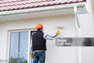 house painting work inside outside Villa maintenance plaster paint