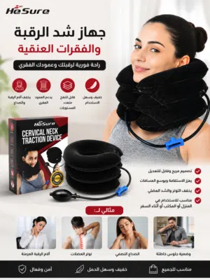 وسادة شدّ الرقبة الهوائية