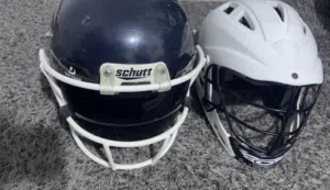 خوذه لاكروس وخوذه كره امريكيه من نوع shutt