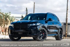 BMW X5 2024  M kit Mild hybrid Black Edition   السيارة كلين تايتل و قطعت مسافة 34,000 مايل فقط