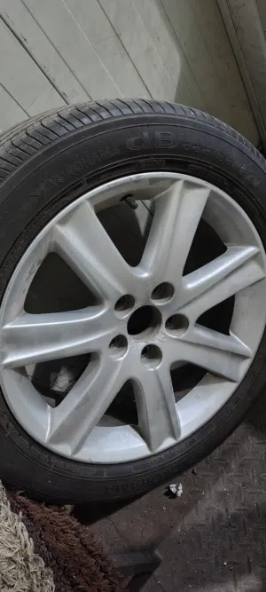 جنط 17 حبه وحده مع كوشوك يوكوهاما شبه وكاله بسعر مغري جداً