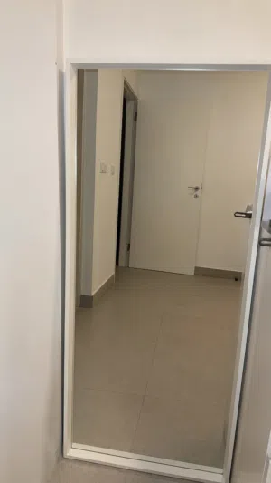 Full length large mirror - white