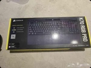 كيبورد ميكانيكي كورسير Corsair K70 RGB PRO (عربي) شبه جديد