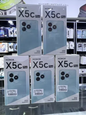 Honor X5c Plus ( 128 / 4+4RAM )  هونر x5c كفالة الشركة سنة كاملة  مع الشاحن الاصلي و كفر