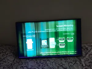 شاشه لما اشغلها تصير خضره