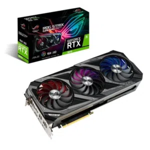 كرت شاشه جيمنج ايسوس نفيديا جيفورس ASUS NVIDIA GEFORCE RTX 3070 8GB GDDR6 OC 2K 1440P 3X FANS GAMING