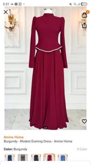 فستان سهرة تركي