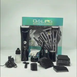 ماكنة الحلاقه 5في1 DALING ماكينه حلاقه متعددة الرؤوس مقاومة للماء مع شاشه رقميه حلاقة الحلاقة الشعر