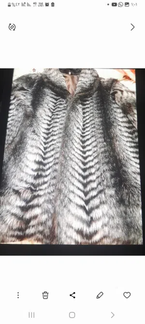 جاكيت فرو فخم وشيك من لندن.