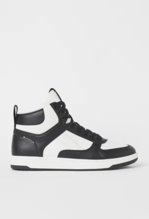 H&M SHOES 44 black&white