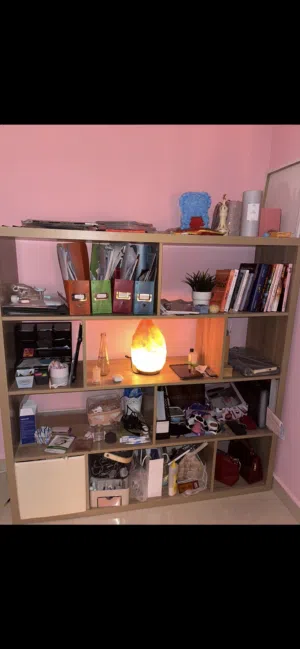 مكتبة ارفف خشب