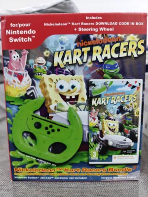 Nickelodeon Kart Racers + Steering Wheel