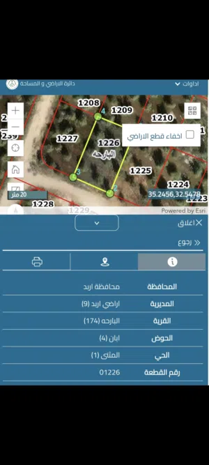 Residential Land for Sale in Irbid Aban