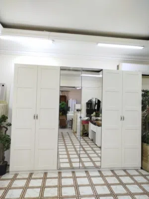 Ikea 6 door mirror storage cabinet for sale very good condition.