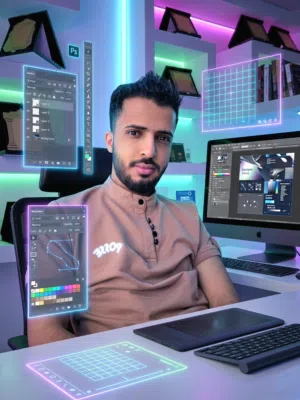 المصمم أنس عبد الغني حسن 