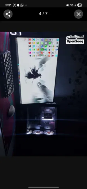 dark flash 5 fans + 1 cpu fan, pc case only