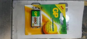 بطارية 9 فولت شحن 300mah نوع mp